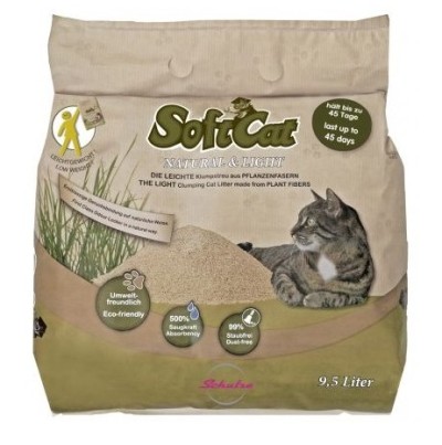 La litière végétale Soft Cat est super efficace pour garder la maison de toilette de votre chat propre et nette.