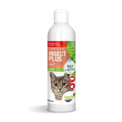 NATURLY'S - Shampoing BIO anti-puces pour chat 240 ml