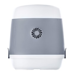 maison de toilette pour chat par le haut