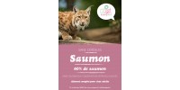 Croquettes sans céréale  au Saumon pour chat - CAT APART