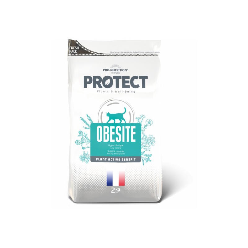 Croquettes diététiques Protect Obésité chat 2 kg - PRO-NUTRITION