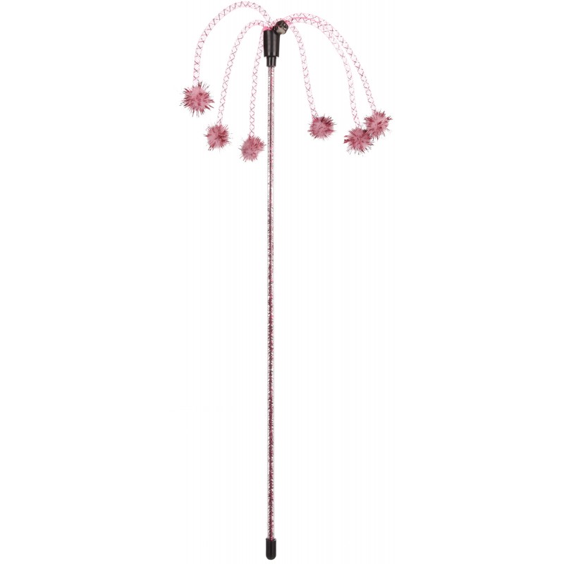 Plumeau pour chat Balles Glitty 42 cm x 1 - FLAMINGO