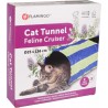 Tunnel de jeu pour chat Bleu et Vert 136 cm - FLAMINGO