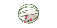 Jouet balle métale avec souris pour chat 5 cm x 1 - FLAMINGO