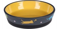 Gamelle en céramique pour chat Rani 320ml - FLAMINGO