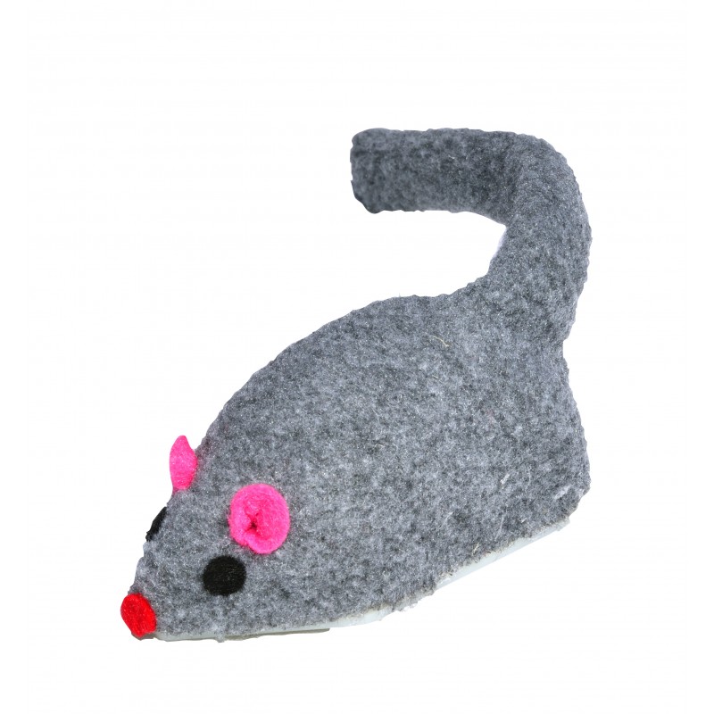 Jouet automatique pour chat Speedy Mouse 7cm - BUBIMEX