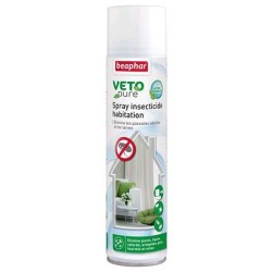 Spray anti-puces pour l'habitat Vetopure 400 ml - BEAPHAR
