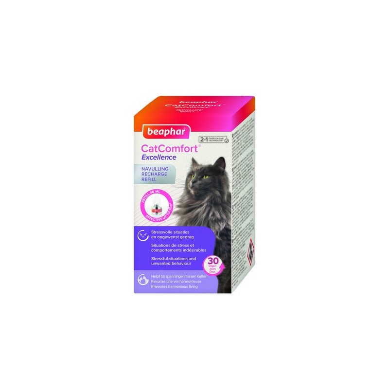 Recharge CatComfort Excellence Anti-stress pour chat 48ml - BEAPHAR