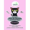 Croquettes sans céréale pour chat stérilisé Saumon Poisson blanc - Le chat Urbain à Nice