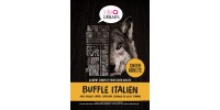 Croquettes sans céréale pour chien Buffle italien, basilic, mûre, curcuma, graines de lin et pomme - LE CHIEN URBAIN à Nice