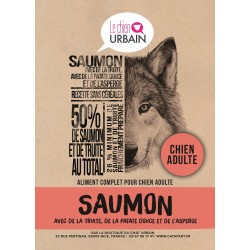 Croquettes sans céréale pour chien Saumon, truite, patate douce, asperge - LE CHIEN URBAIN à Nice