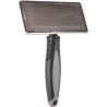 Brosse à carder pour chien Slicker Confort taille L 11,5cm - FLAMINGO