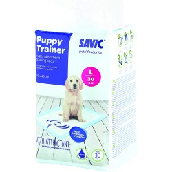 Tapis d'entrainement et de propreté pour chiots ou chien Puppy Trainer 60x45cm x30 - SAVIC