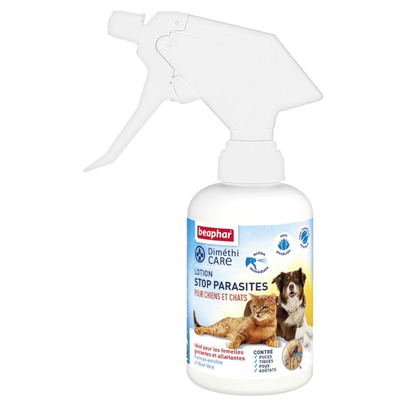 Diméthicare lotion stop parasites pour chiens et chats 250 ml - BEAPHAR