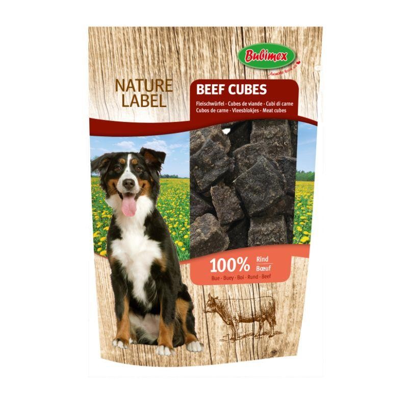 Friandises naturelles pour chien cubes de boeuf 150g - BUBIMEX