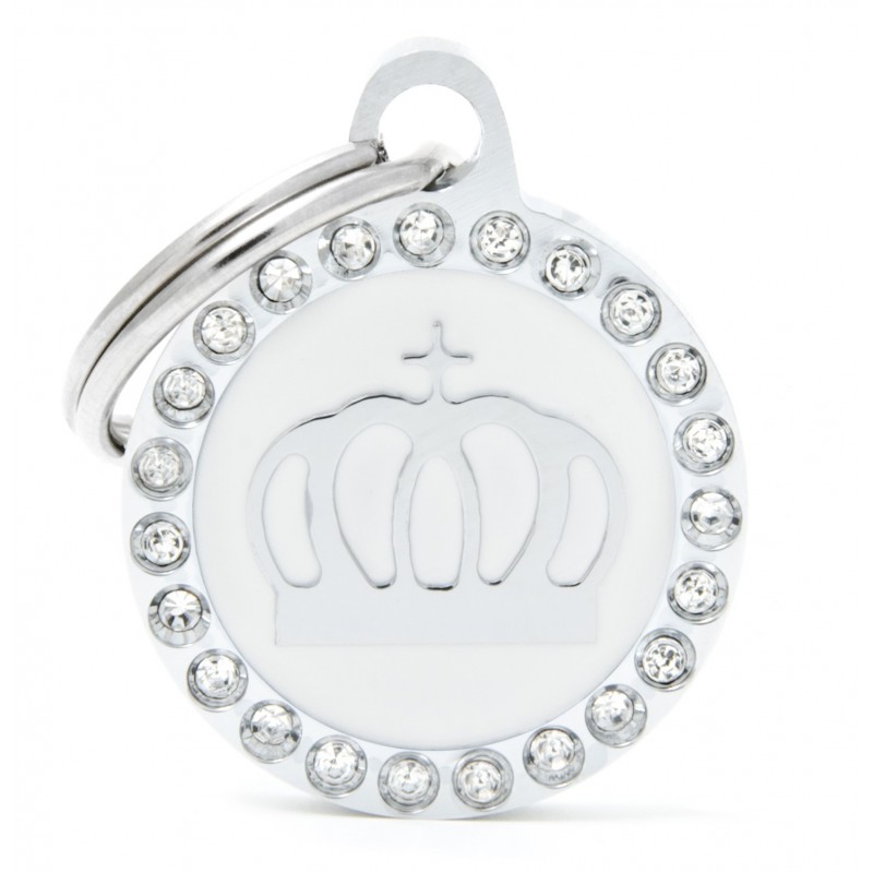 Médaille strass Couronne Collection Glam - MY FAMILY