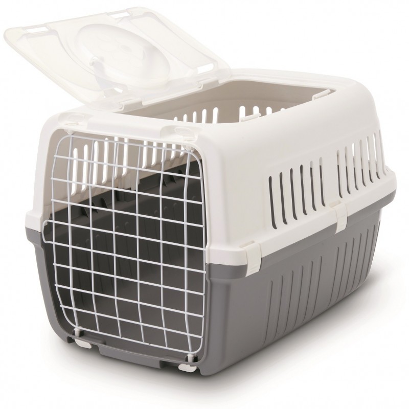 Cage de transport pour chat et chien ouverture par le haut Zephos 2