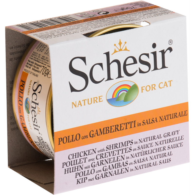 SCHESIR - pâtée pour chat sans céréale en sauce 70 g