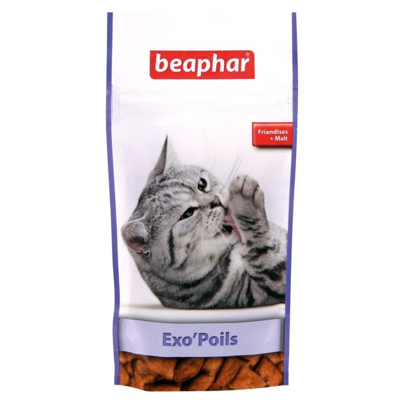 EXO'POILS friandises au malt pour chat 35 g - BEAPHAR