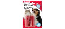 Brosse à dents doigtier pour chien et chat - BEAPHAR