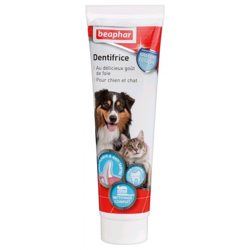 Dentifrice haleine fraîche pour chien et chat 100 g - BEAPHAR