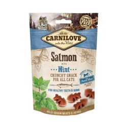 CARNILOVE - Friandises sans céréale pour chat Crunchy Saumon