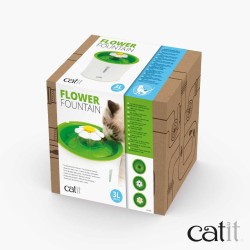 Fontaine A Eau Avec Fleur Pour Chat 3 L Cat It