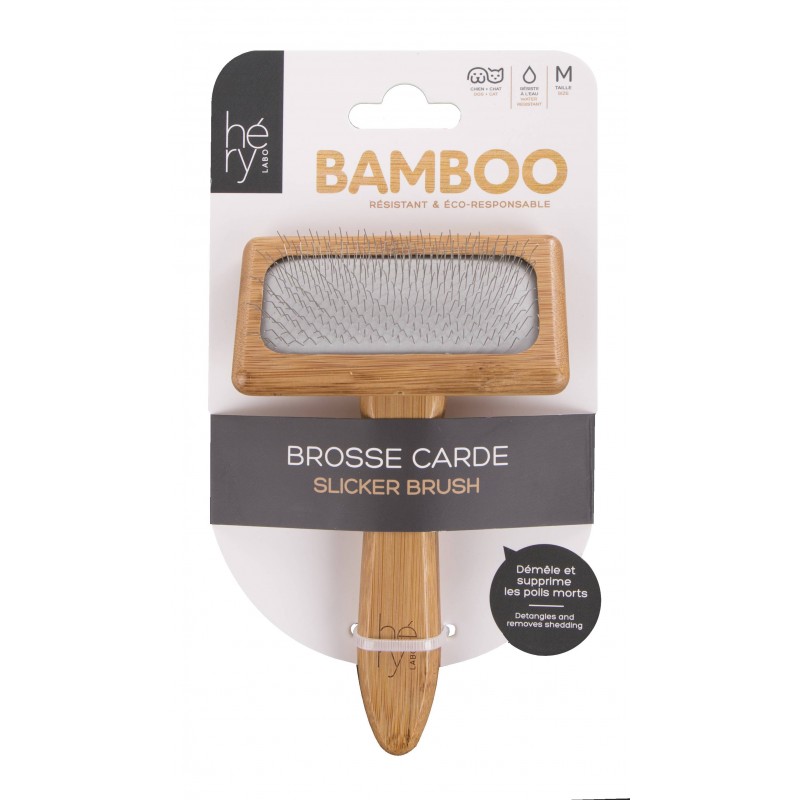 Brosse pour chat en Bambou Carde - MARTIN SELLIER