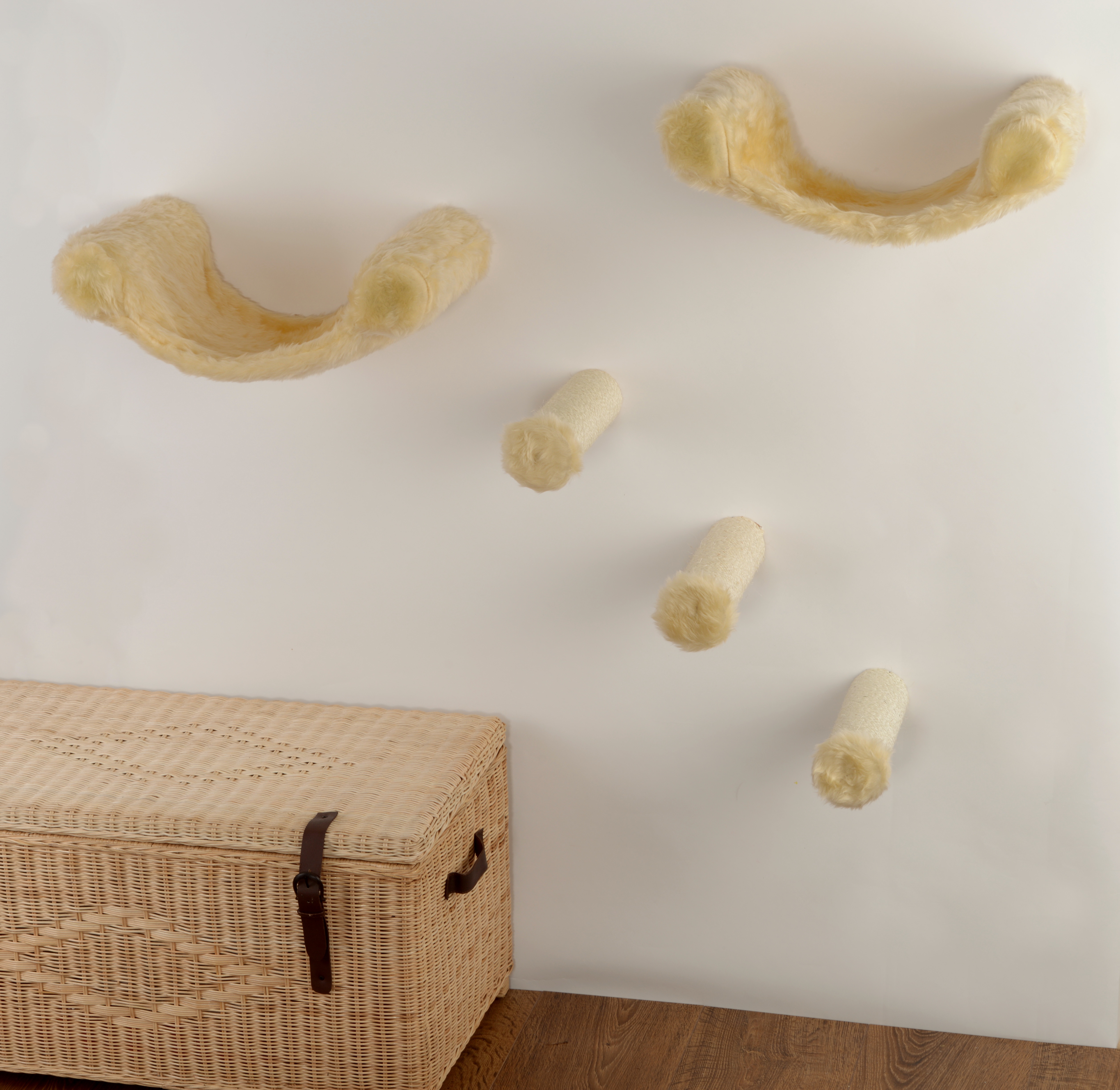 Hamac Pour Chat Mural Finja X 5 Pieces Silvio Design