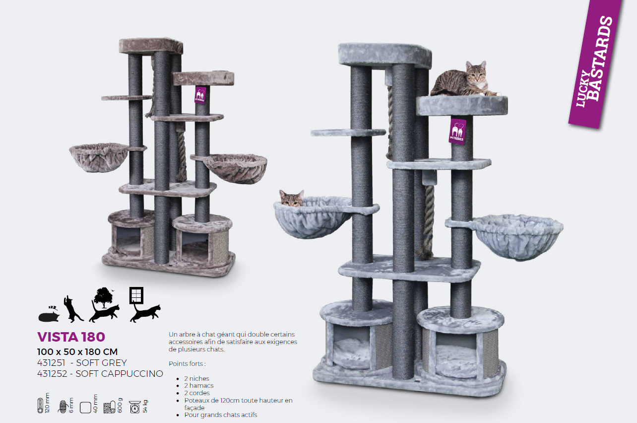 Un Paradis Pour Vos Felins L Arbre A Chat Cat Tree Vista 180